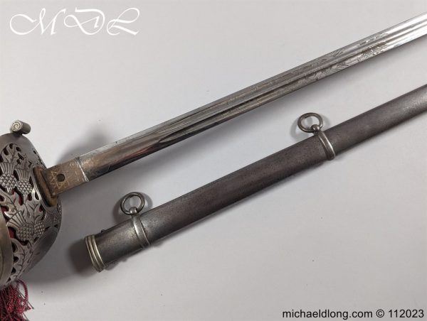 Victorian Scottish H L I Field Officer’s Sword - Image 31