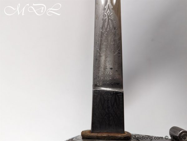 Victorian Scottish H L I Field Officer’s Sword - Image 16