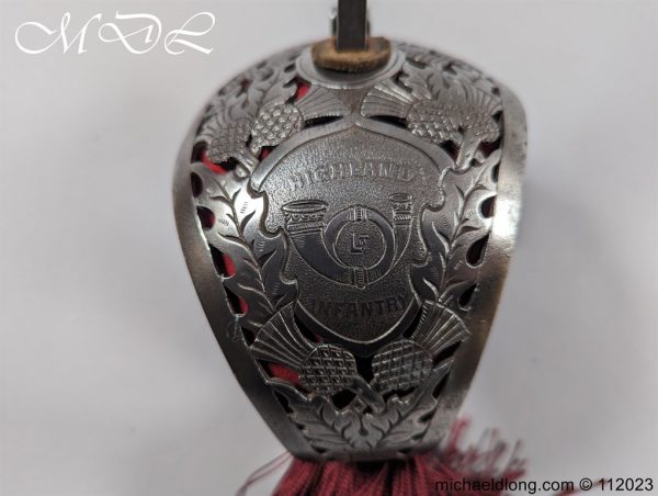 Victorian Scottish H L I Field Officer’s Sword - Image 9