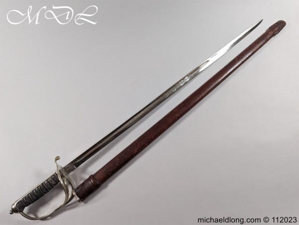 British Artillery Officers Sword by Hawksworth