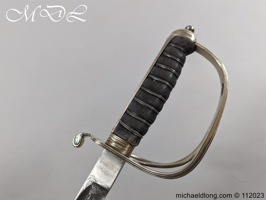 British Artillery Officers Sword by Hawksworth - Image 8