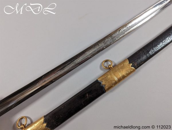 Victorian Navy Officers Sword By Wilkinson Sword London - Image 32