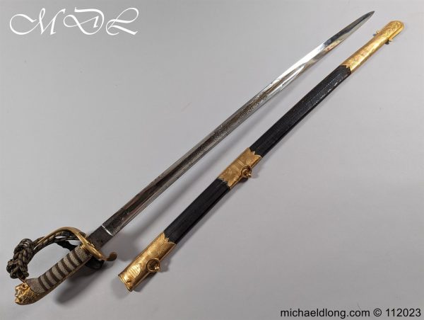 Victorian Navy Officers Sword By Wilkinson Sword London - Image 30