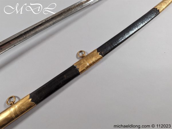 Victorian Navy Officers Sword By Wilkinson Sword London - Image 23