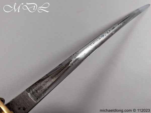 Victorian Navy Officers Sword By Wilkinson Sword London - Image 16