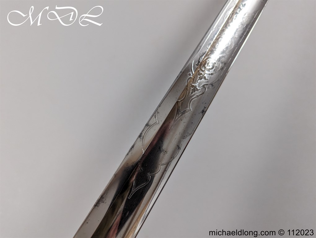 Victorian Navy Officers Sword By Wilkinson Sword London - Image 14