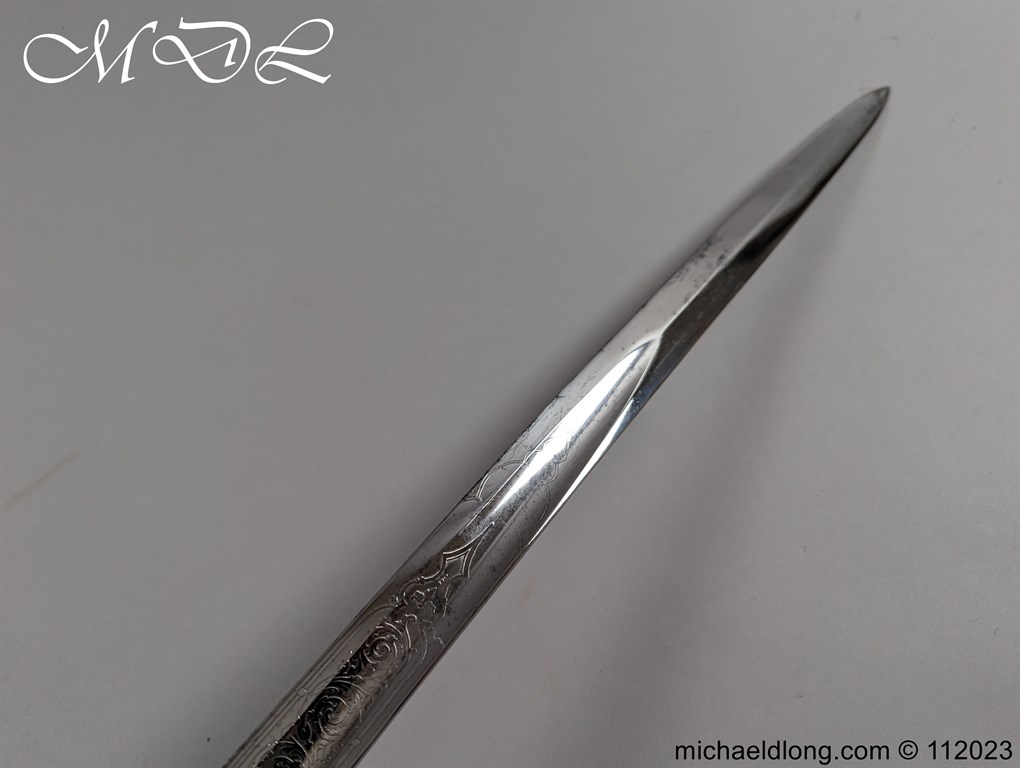 Victorian Navy Officers Sword By Wilkinson Sword London - Image 11