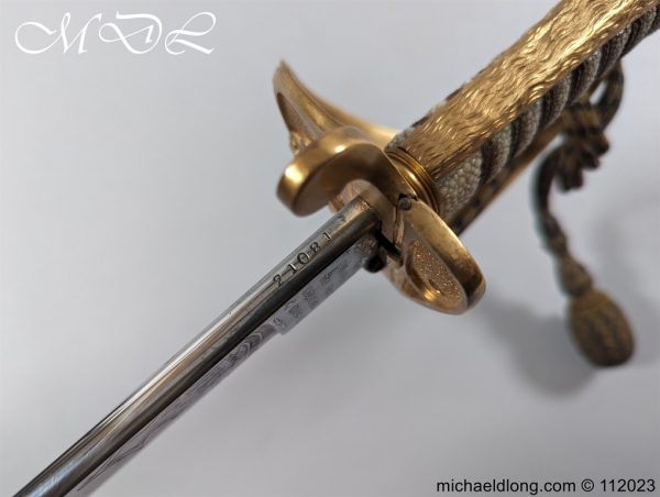 Victorian Navy Officers Sword By Wilkinson Sword London - Image 10