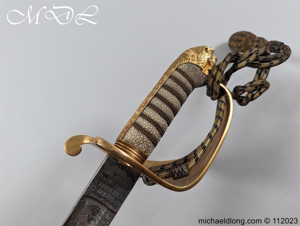 Victorian Navy Officers Sword By Wilkinson Sword London - Image 7