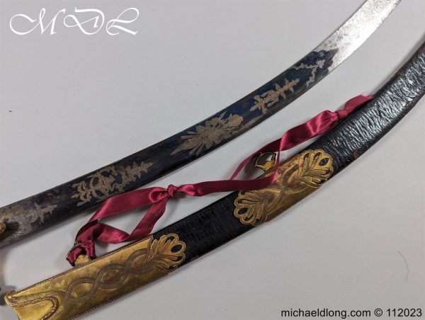 Georgian British Officers Blue and Gilt Sword - Image 41