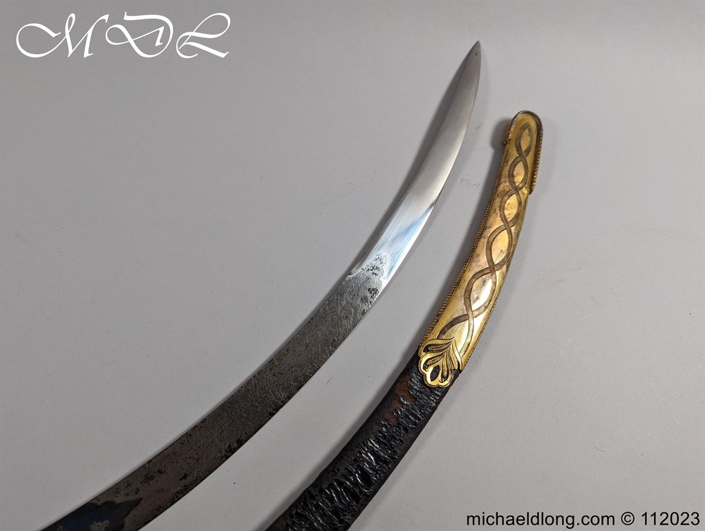 Georgian British Officers Blue and Gilt Sword - Image 40
