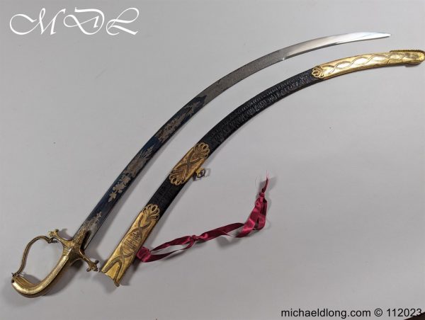 Georgian British Officers Blue and Gilt Sword - Image 39