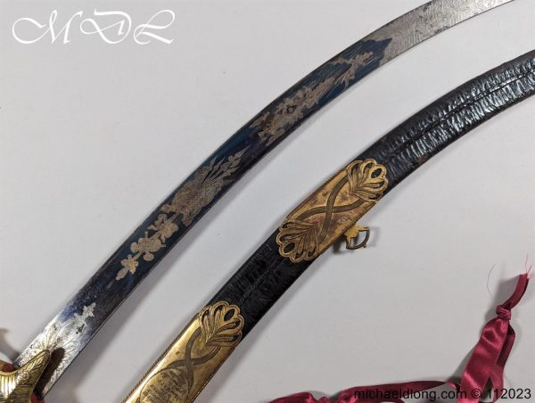 Georgian British Officers Blue and Gilt Sword - Image 37