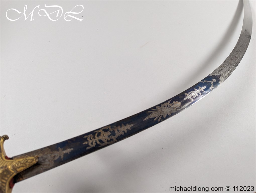 Georgian British Officers Blue and Gilt Sword - Image 24
