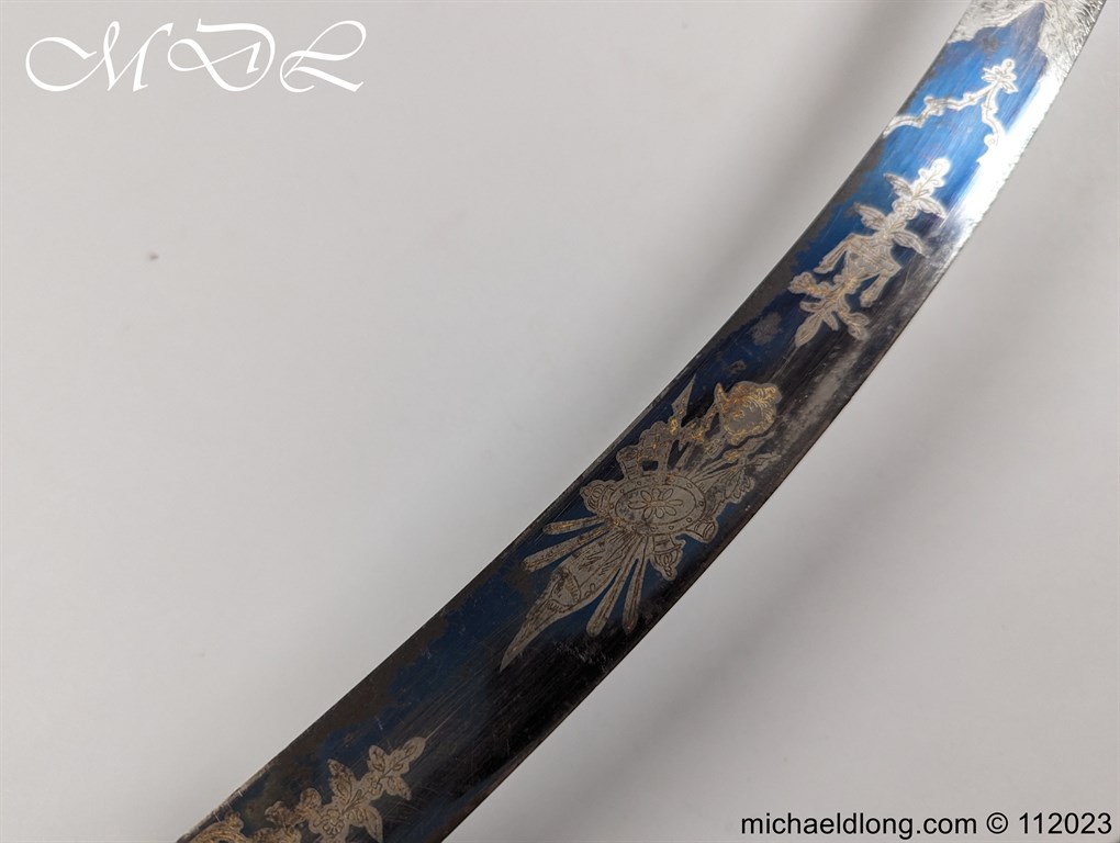 Georgian British Officers Blue and Gilt Sword - Image 22
