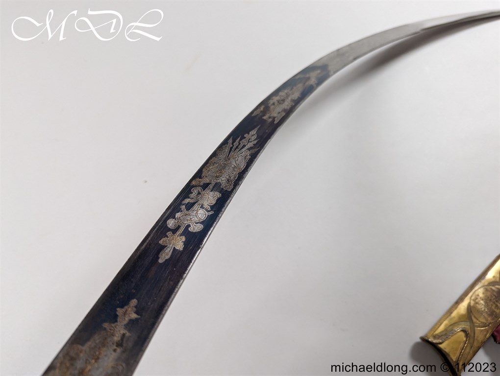 Georgian British Officers Blue and Gilt Sword - Image 19