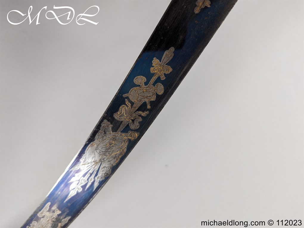 Georgian British Officers Blue and Gilt Sword - Image 17
