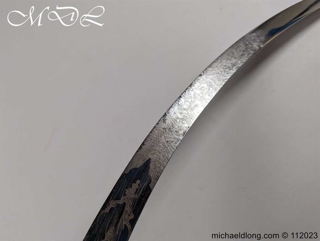 Georgian British Officers Blue and Gilt Sword - Image 15