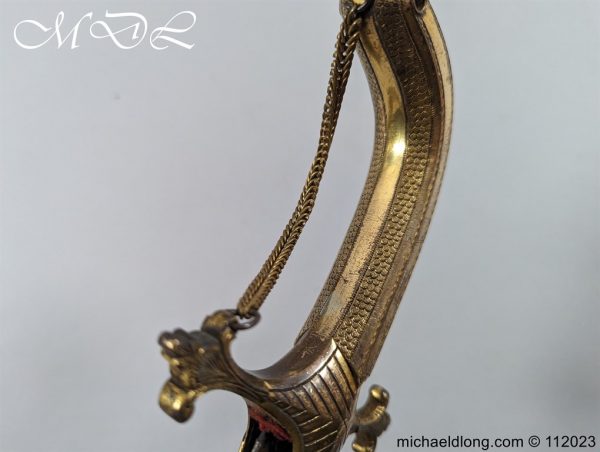 Georgian British Officers Blue and Gilt Sword - Image 5