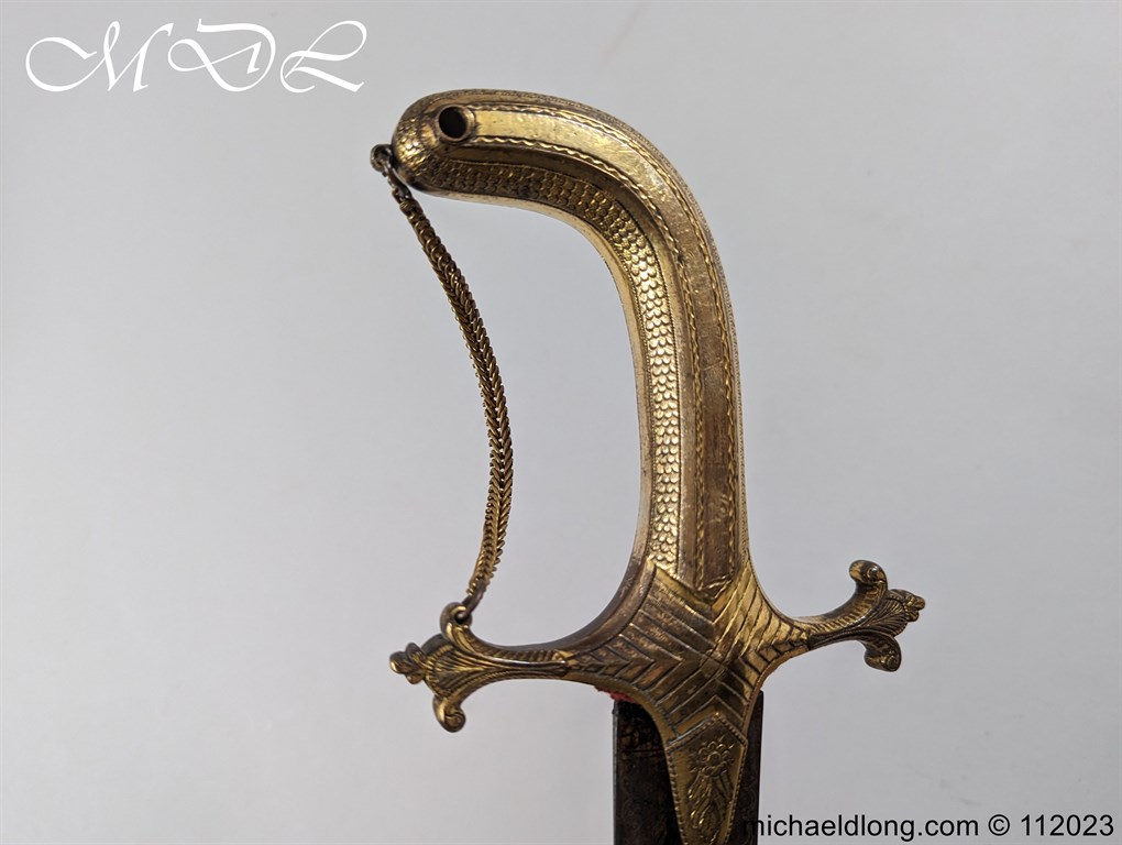 Georgian British Officers Blue and Gilt Sword - Image 4