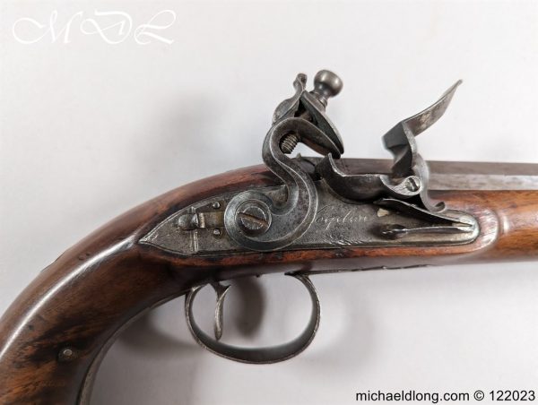 Flintlock Duelling Pistol By Wogdon London Circa 1780 - Image 5