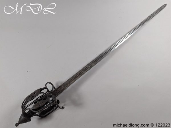Georgian Scottish Basket Hilted Sword - Image 26