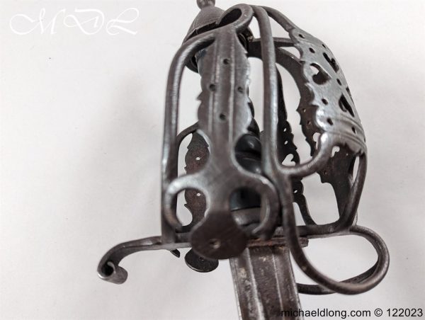 Georgian Scottish Basket Hilted Sword - Image 11