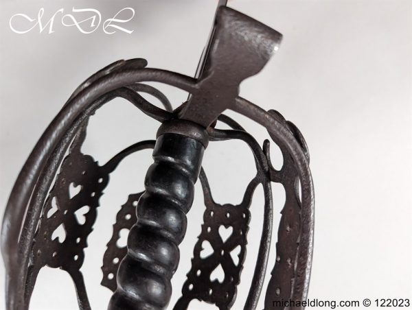 Georgian Scottish Basket Hilted Sword - Image 7