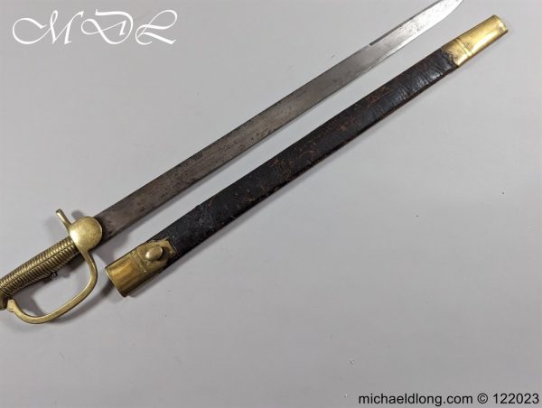 Baker Rifle Sword Bayonet and Scabbard