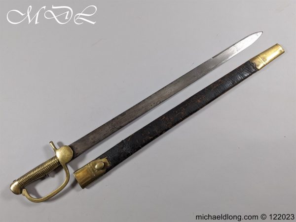 Baker Rifle Sword Bayonet and Scabbard - Image 2