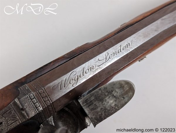 Flintlock Duelling Pistol By Wogdon London Circa 1780 - Image 14
