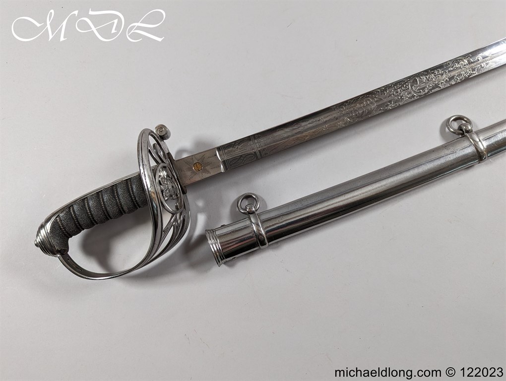 Lanarkshire 50th Rifle Volunteer Presentation Sword - Image 2