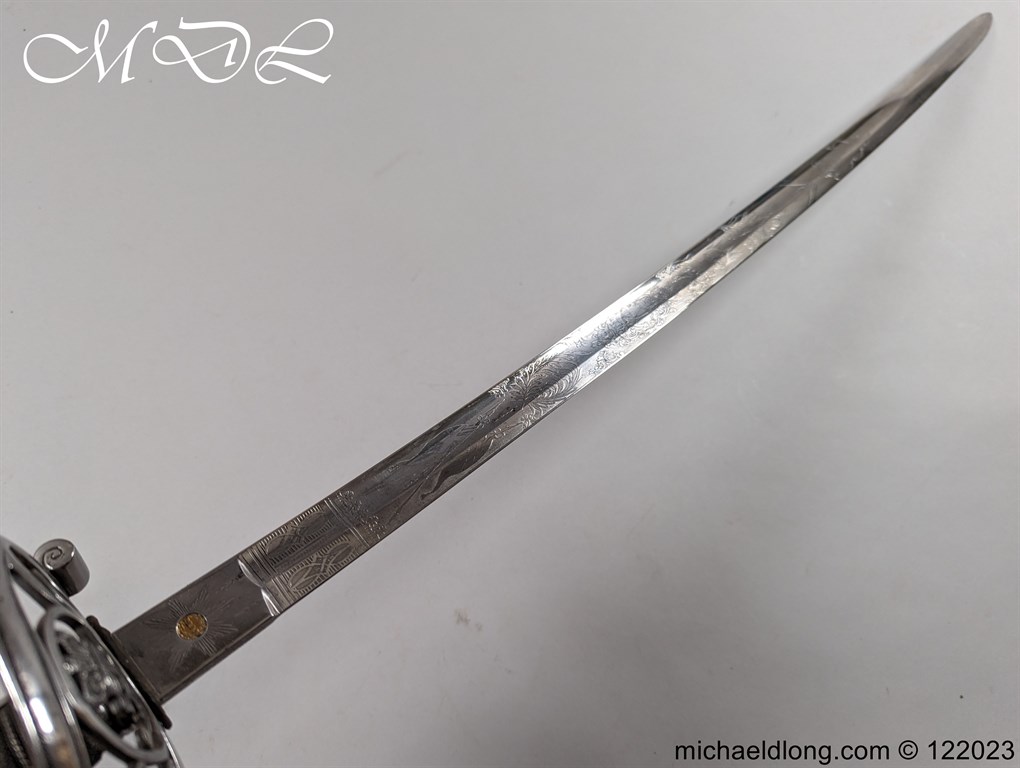 Lanarkshire 50th Rifle Volunteer Presentation Sword - Image 22