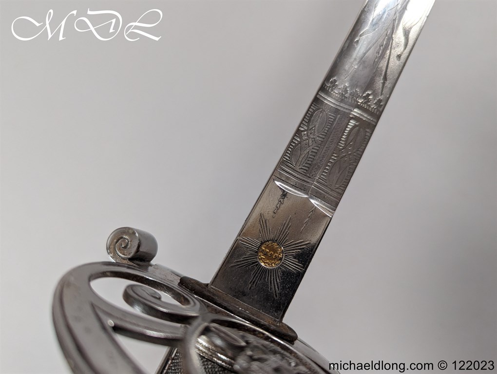 Lanarkshire 50th Rifle Volunteer Presentation Sword - Image 21