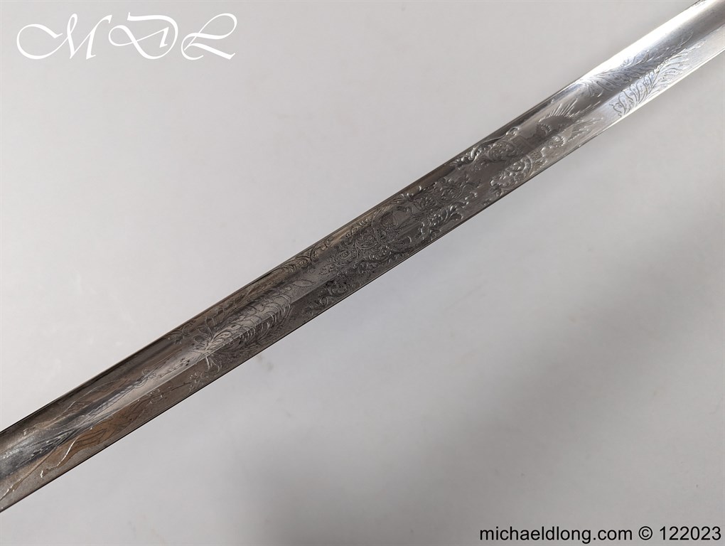 Lanarkshire 50th Rifle Volunteer Presentation Sword - Image 20