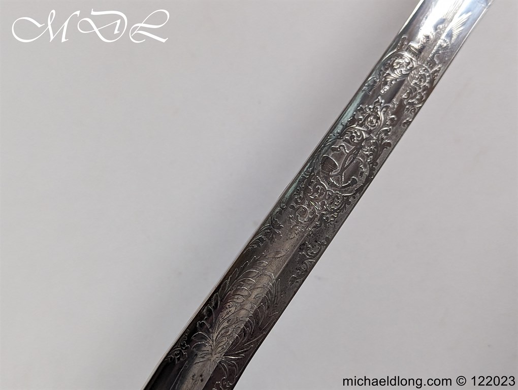 Lanarkshire 50th Rifle Volunteer Presentation Sword - Image 17