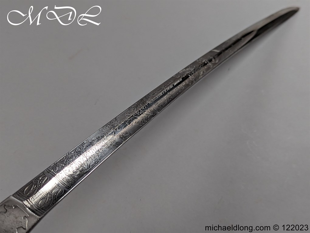 Lanarkshire 50th Rifle Volunteer Presentation Sword - Image 15
