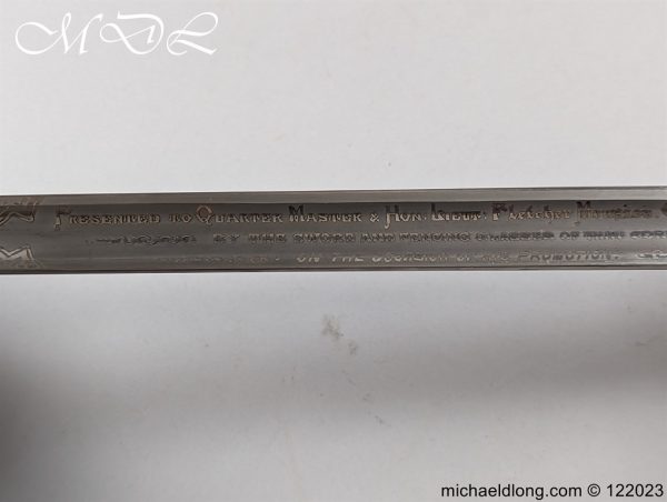 Royal Scots Presentation Sword - Image 14