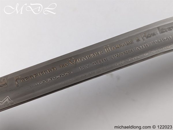 Royal Scots Presentation Sword - Image 13