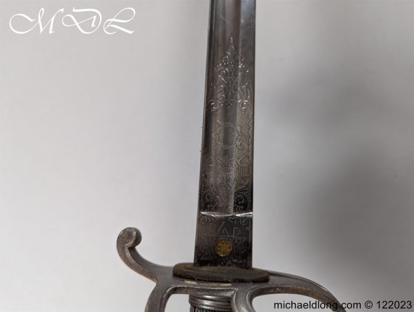 1st Fife Artillery Volunteers Officers Sword - Image 20