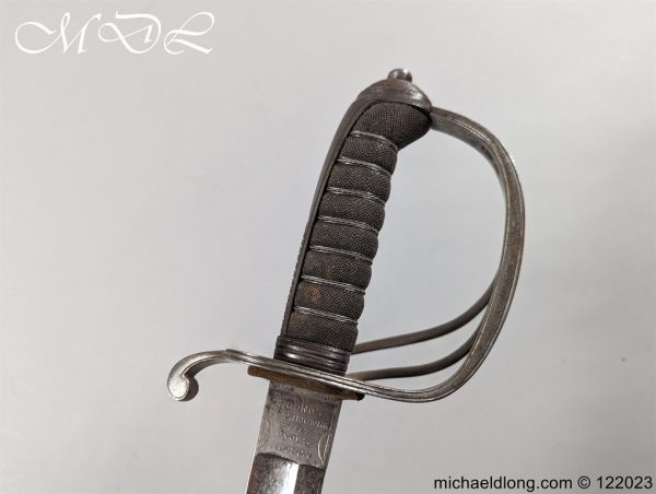 1st Fife Artillery Volunteers Officers Sword - Image 7