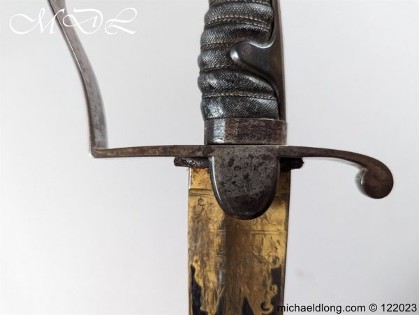 English 1796 Blue and Gilt Light Cavalry Officers Sword - Image 9