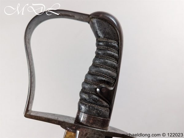 English 1796 Blue and Gilt Light Cavalry Officers Sword - Image 8
