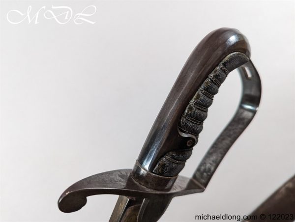 English 1796 Blue and Gilt Light Cavalry Officers Sword - Image 6