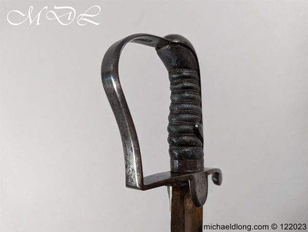 English 1796 Blue and Gilt Light Cavalry Officers Sword - Image 4