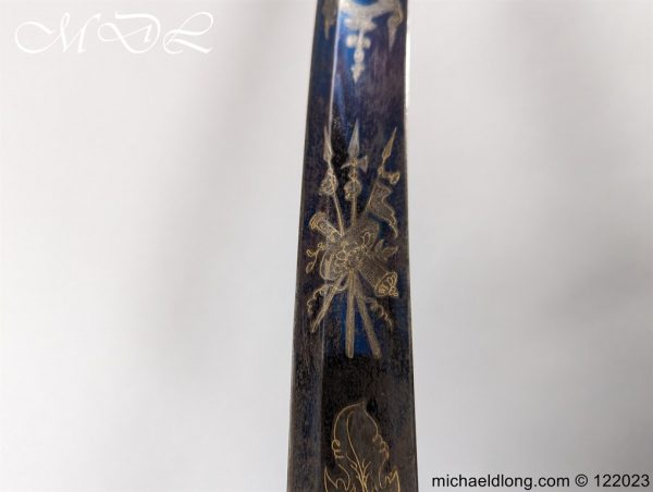 English Officers 1803 Blue and Gilt Sword - Image 17
