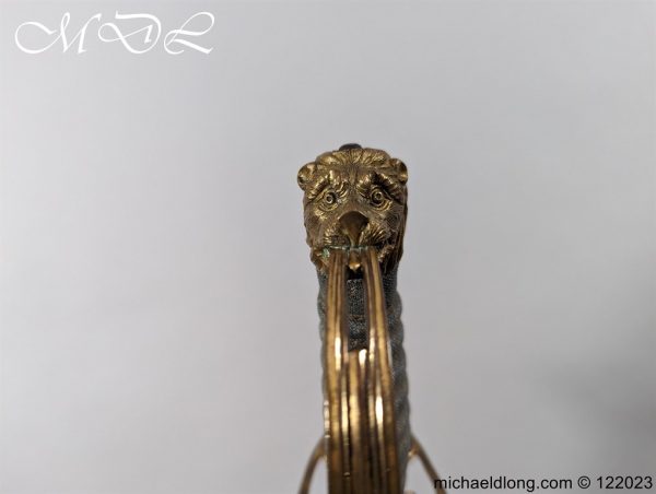 English Officers 1803 Blue and Gilt Sword - Image 5