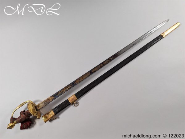 English Officer’s 1796 Infantry Sword Blue and Gilt - Image 29