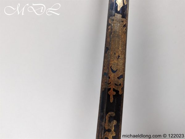 English Officer’s 1796 Infantry Sword Blue and Gilt - Image 13