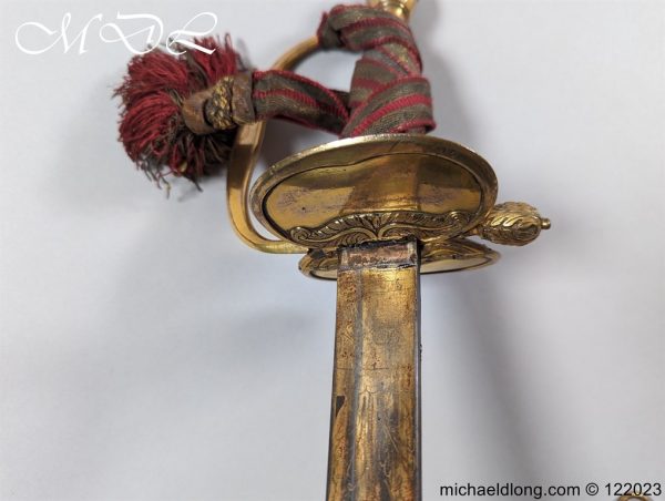 English Officer’s 1796 Infantry Sword Blue and Gilt - Image 7